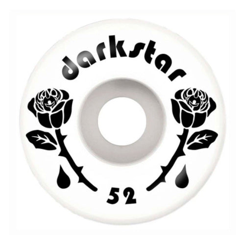 Darkstar Skateboard Wheels Forty Black White 52mm 99a