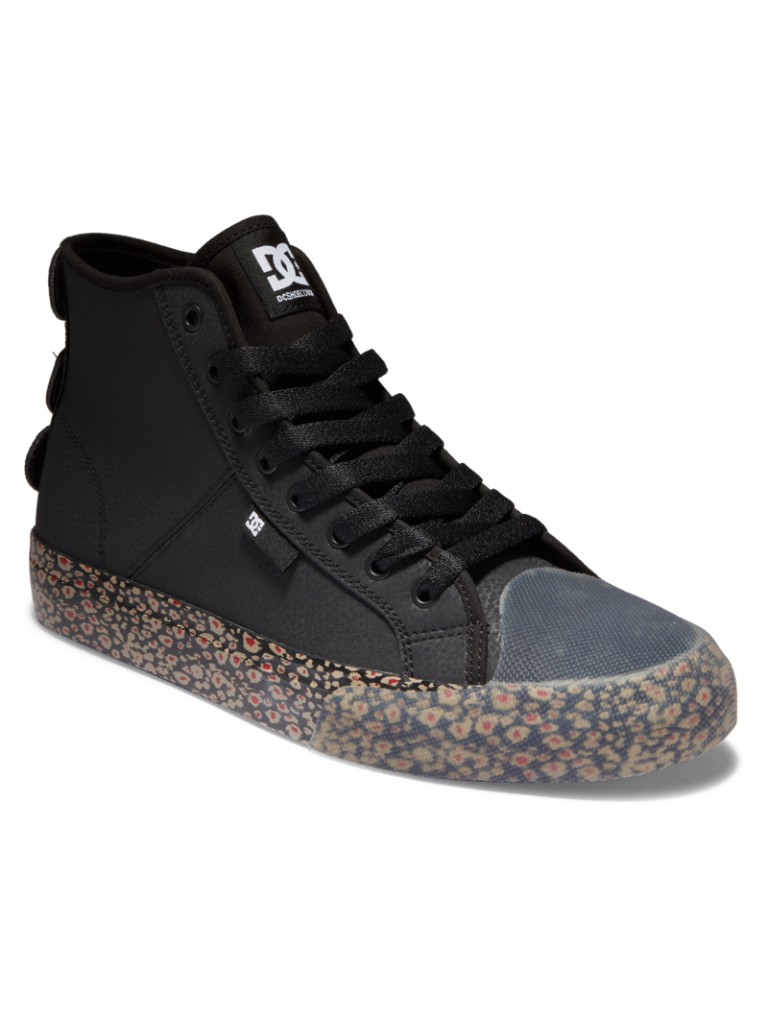 DC Shoes Manual Hi x EVAN Black/Black/Red US SIZE Skateboard Sneakers