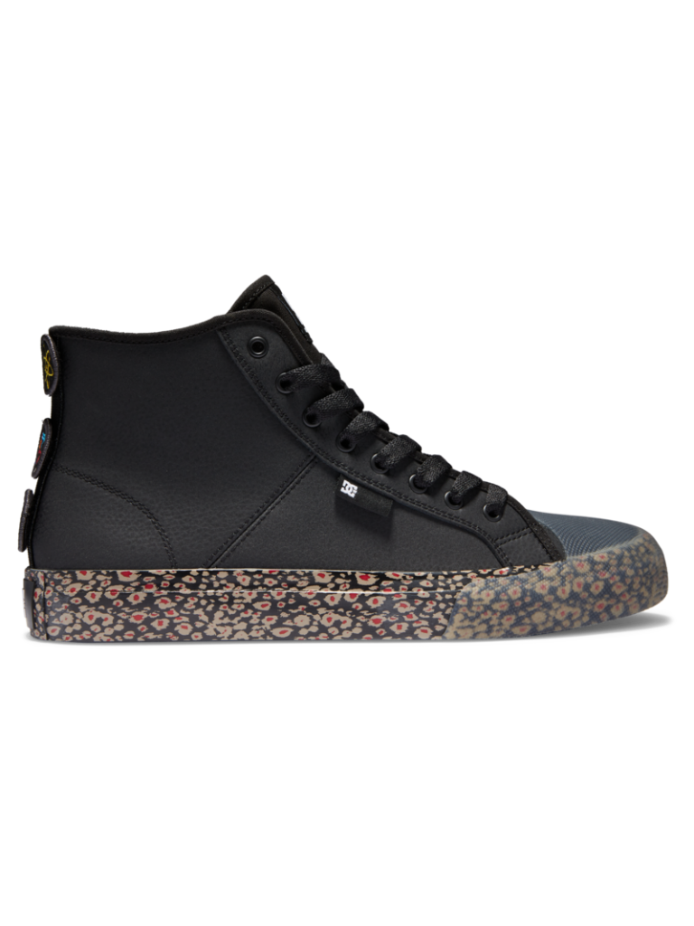 DC Shoes Manual Hi x EVAN Black/Black/Red US SIZE Skateboard Sneakers