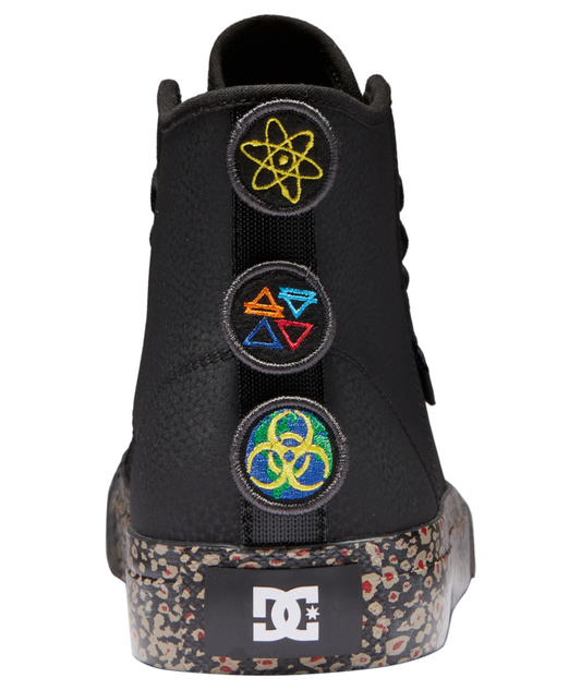 DC Shoes Manual Hi x EVAN Black/Black/Red US SIZE Skateboard Sneakers