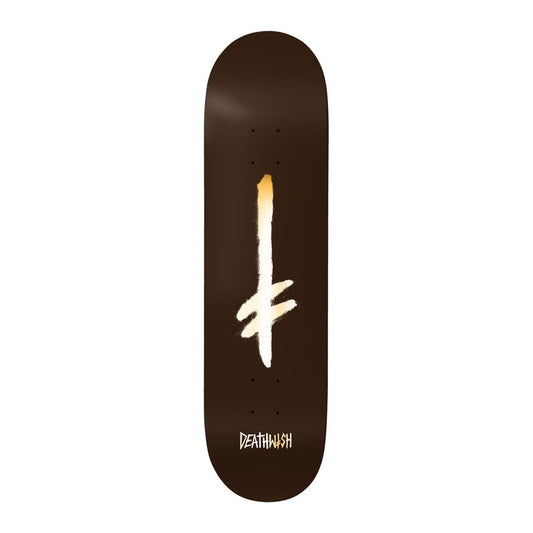 Deathwish Skateboard Deck Credo Brown/Gold 8.475"