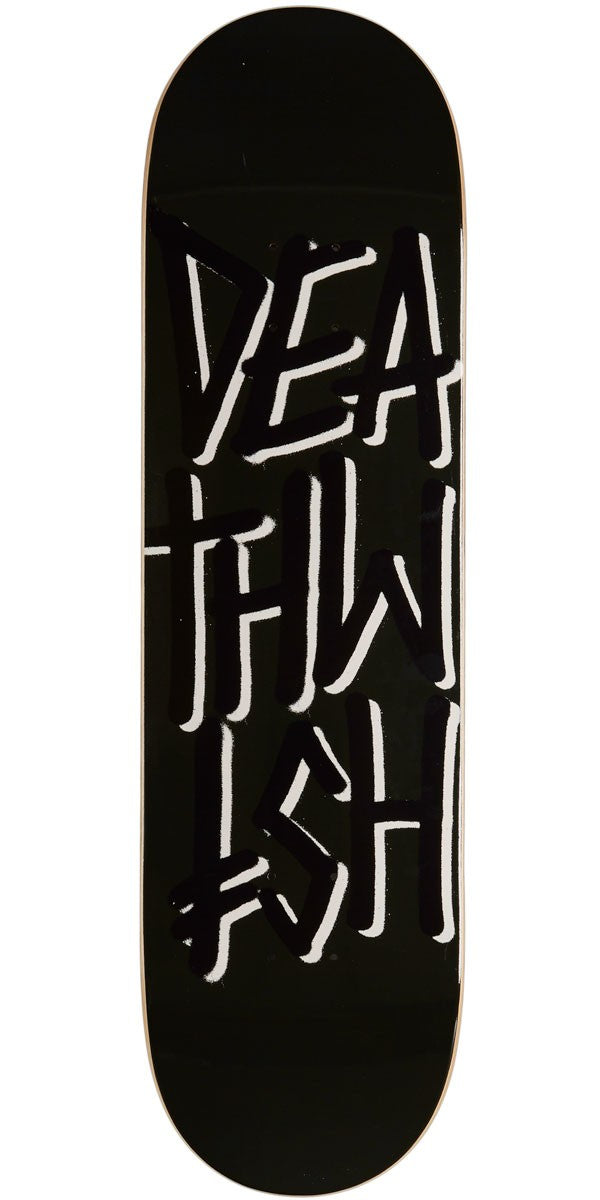 Deathwish Skateboard Deck Deathstack Black Black 8 475