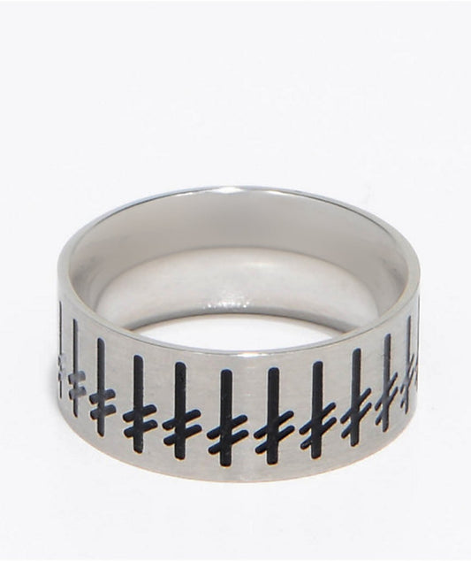 Deathwish Skateboards Ring Gang Logo SILVER
