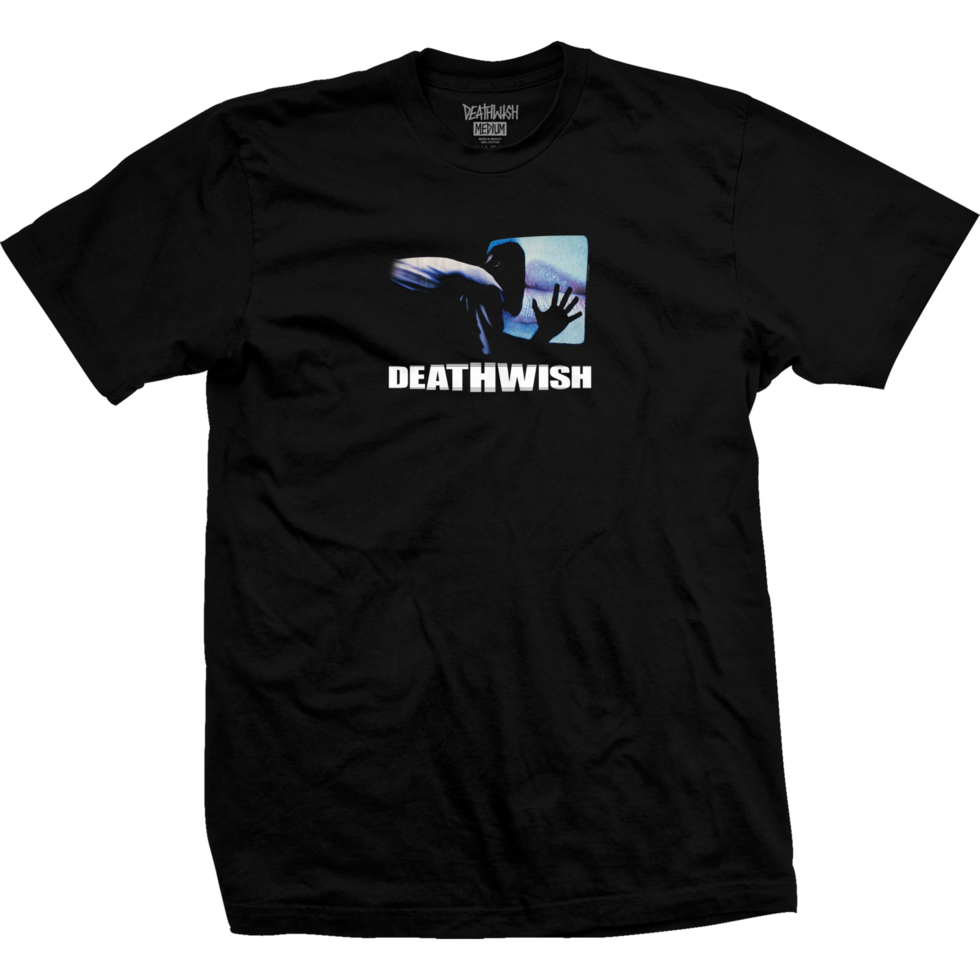 Deathwish Tee Broadcast Black 4 3Oz Cotton Premium Skateboard T Shirt