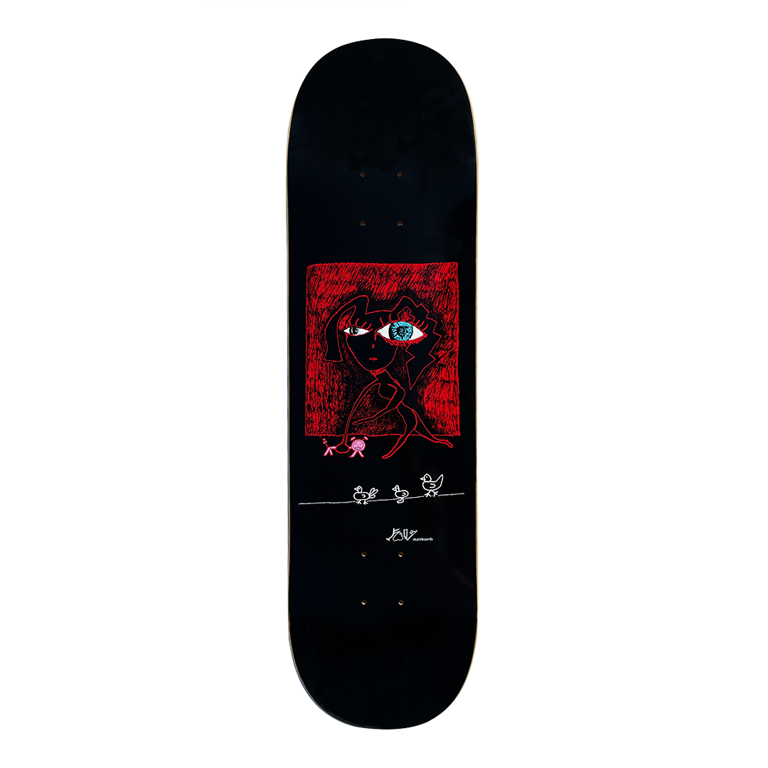 Frog Skateboards Deck Chickens 8 25