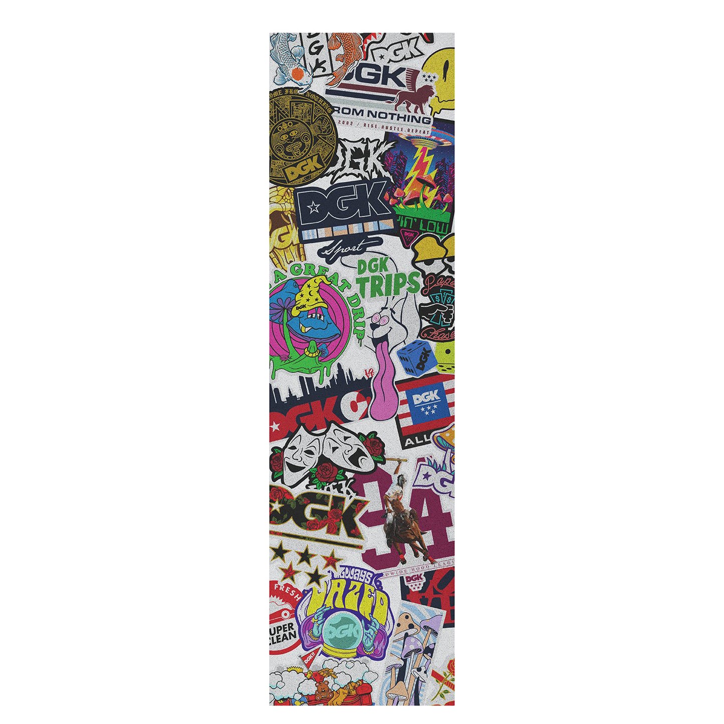 DGK Grip Tape STIX Full Skateboard Deck Griptape