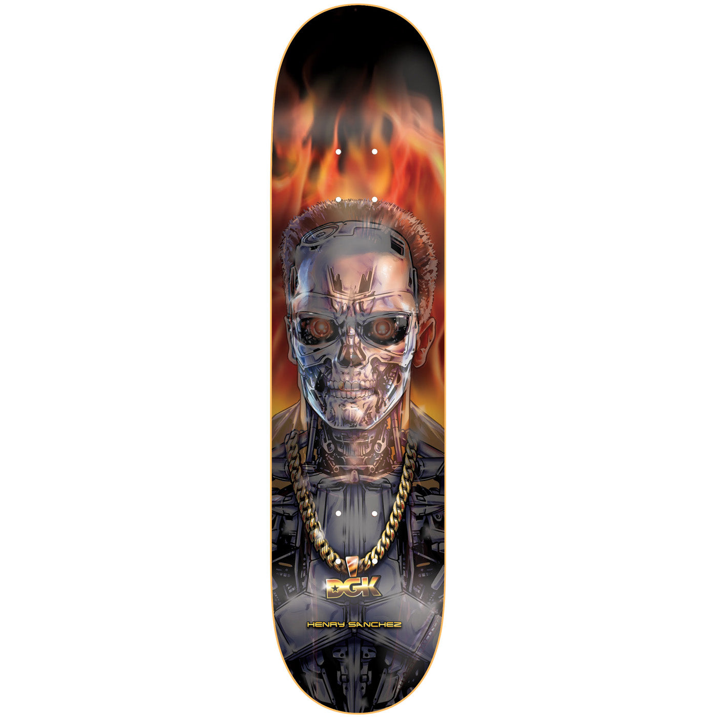 DGK Skateboard Deck T2 Henry Sanchez Lenticular 8" (Dirty Ghetto Kids)