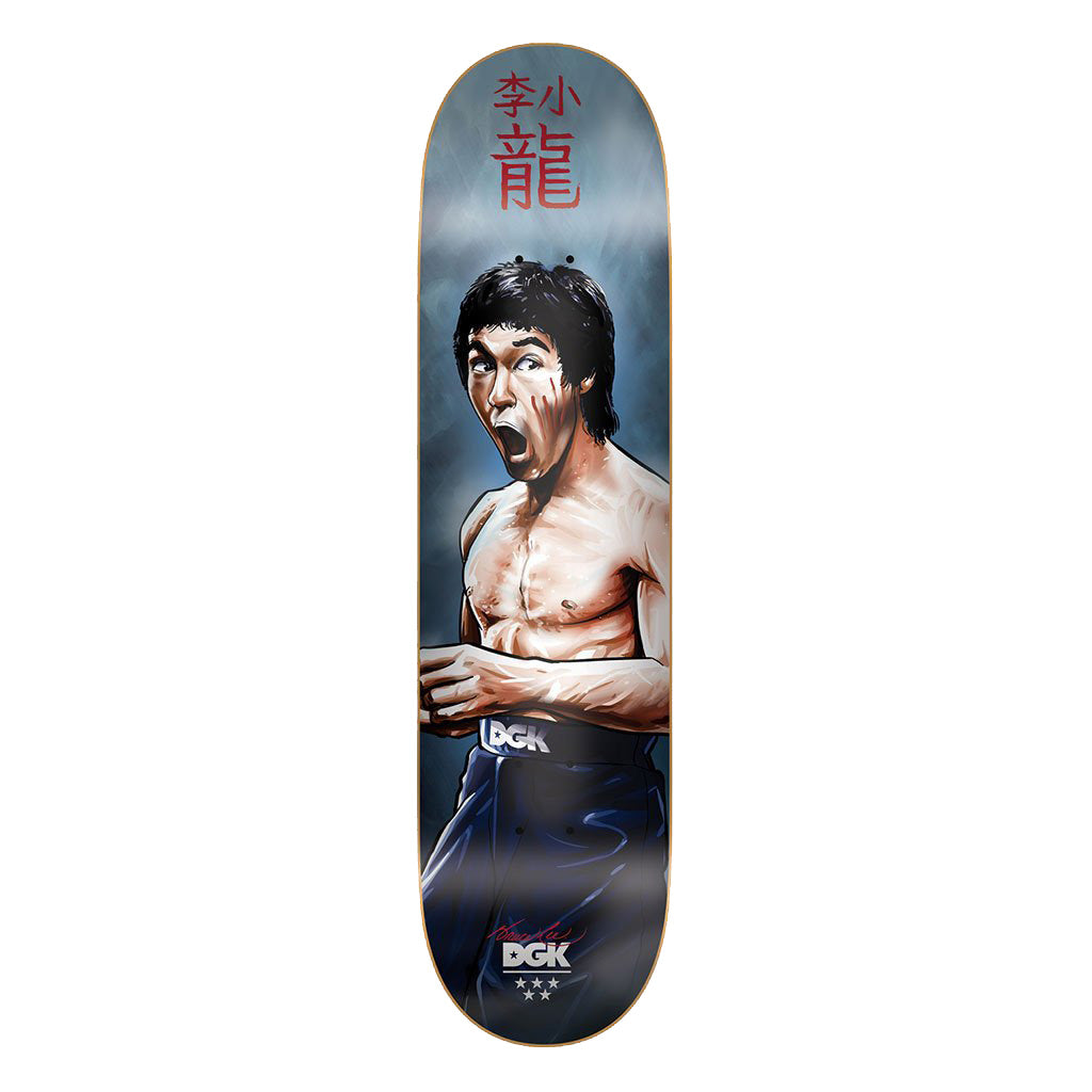 Dgk Skateboard Deck X Bruce Lee Focused 8 Dirty Ghetto Kids Collab
