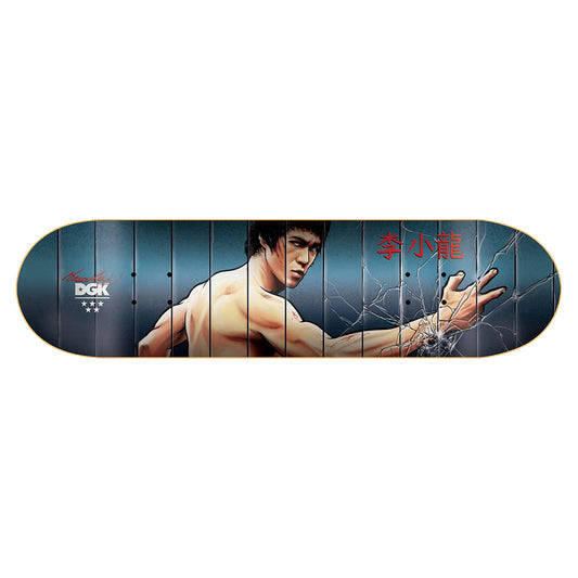 DGK Skateboard Deck x BRUCE LEE MIRRORS 8.25" LENTICULAR (Dirty Ghetto Kids)