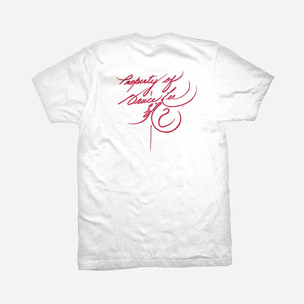 DGK Tee x BRUCE LEE Like Echo White (Dirty Ghetto Kids) Skateboard T-Shirt