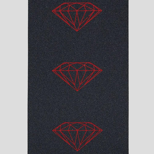 Diamond Supply Co Grip Tape Brilliant Red Full Skateboard Deck Griptape Sheet