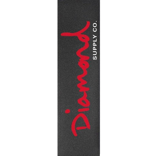 Diamond Supply Co Grip Tape OG Script Red Full Skateboard Deck Griptape Sheet