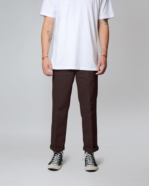 Dickies Original Fit Work Pants 874 Dark Brown Skateboard Bmx Jeans
