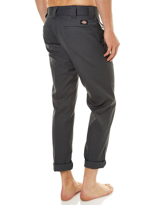Dickies Slim Straight Fit Work Pants 873 Charcoal Skateboard Bmx Jeans