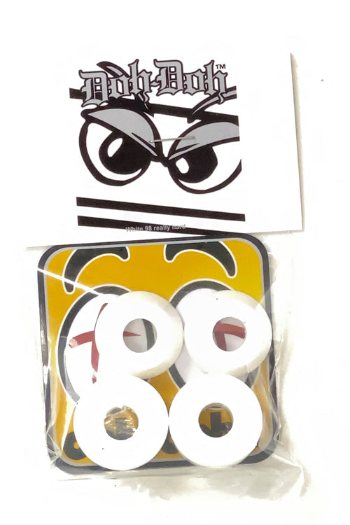 Doh Doh Bushings Really Hard 98A White Cushions Skateboard Trucks Rubbers