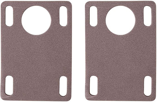 Shortys Dooks Shock Pads 1/8" Inch Black Risers Skateboard Hardware