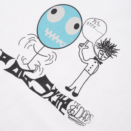 Frog Tee Quiet Frog Logo Skateboard T-Shirt