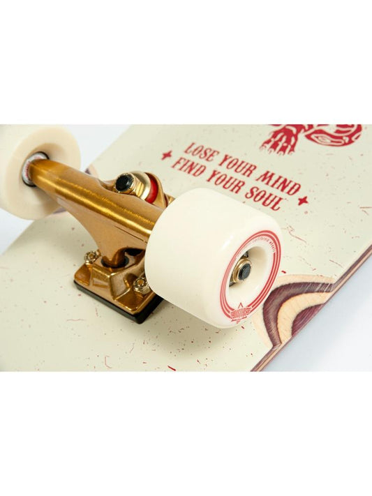 Dusters Complete Culture Cruiser 29.5" Off-White/Red Skateboard