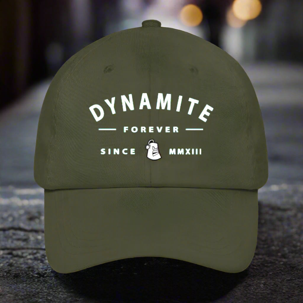 Dynamite Forever Cap Retro Army Snapback 6 Panel Unstructured Skateboard Hat