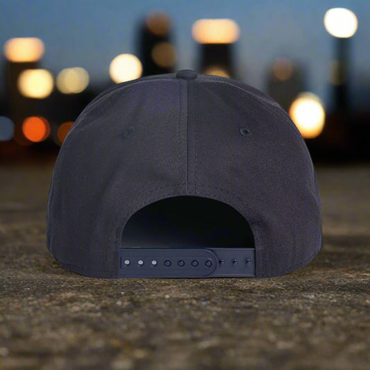 Dynamite Forever Cap Retro Navy Snapback 6 Panel Unstructured Skateboard Hat