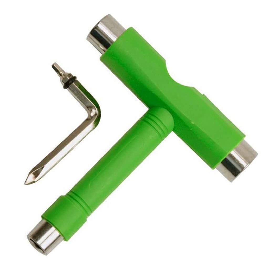 Dynamite Forever Skate Tool Green All in 1 Multi-Function Skateboard T-Tool