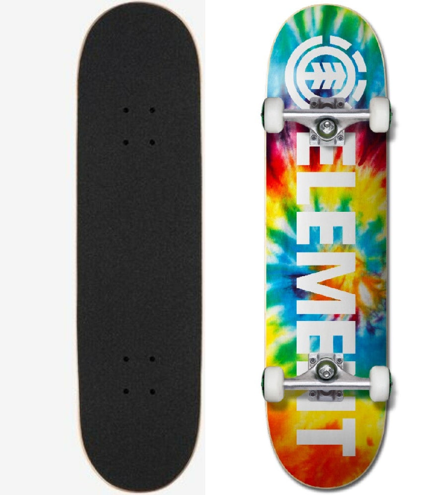 Element Skateboard Complete Blazin Multi Tie Dye 7 75 Pre Assembled