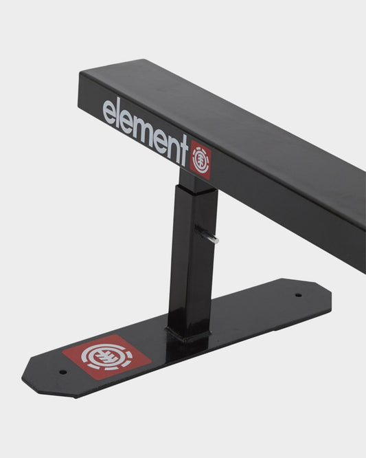 Element Skateboards Flat Bar Skate Rail Black (Adjustable Height)