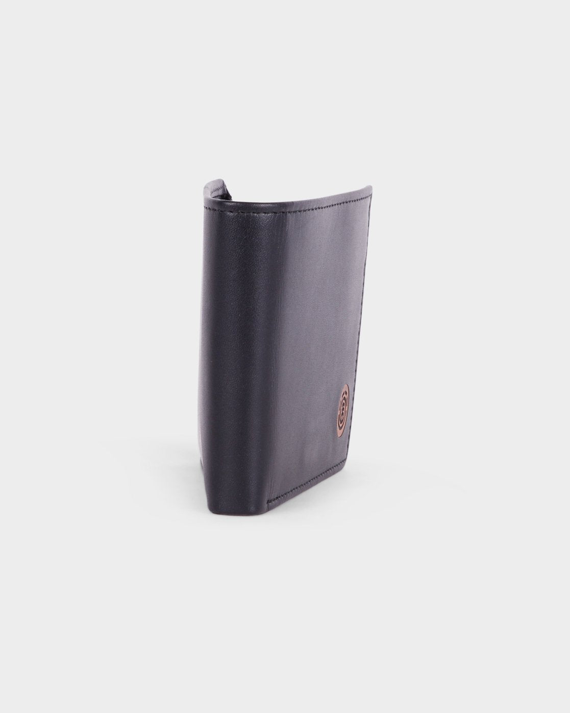 Element Skateboards Wallet Icon Leather Flint Black Tri-Fold