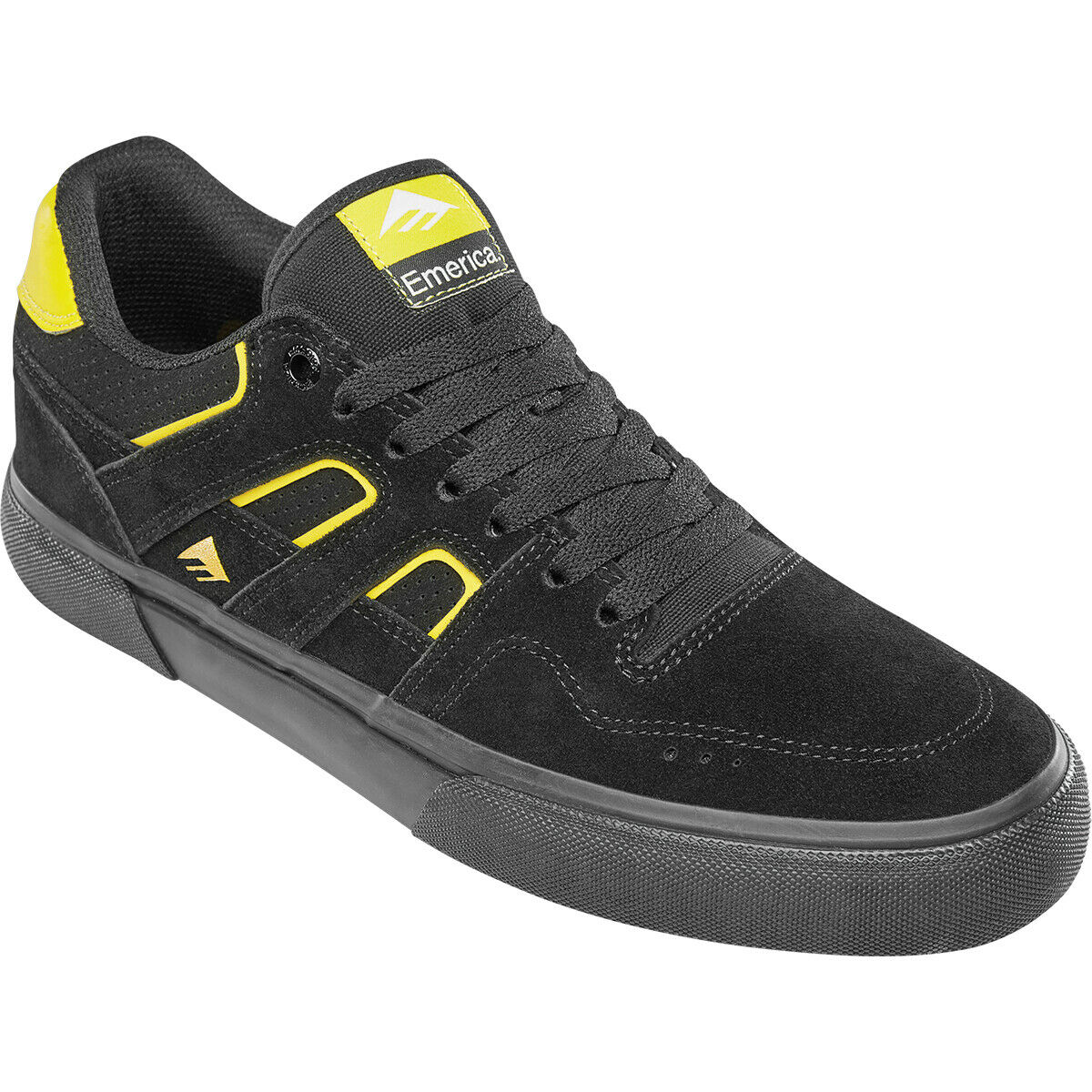 Emerica Shoes Tilt G6 Vulc Black Yellow Black US SIZE Skateboard Sneakers