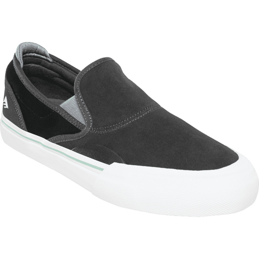 Emerica Shoes Wino G6 Slip On Dark Grey Black Skateboard Sneakers