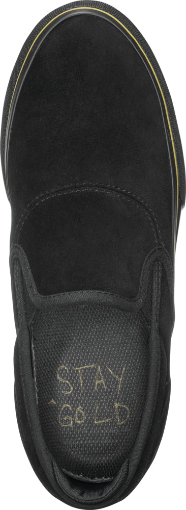 Emerica Shoes Wino G6 Slip On STAY GOLD Black Skateboard Sneakers