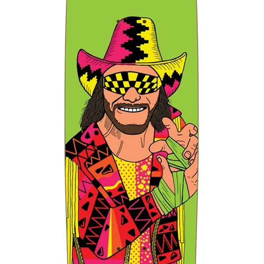 Enjoi Skateboard Deck Body Slam R7 Didrik Deedz Galasso 8.375" WWE Randy Savage