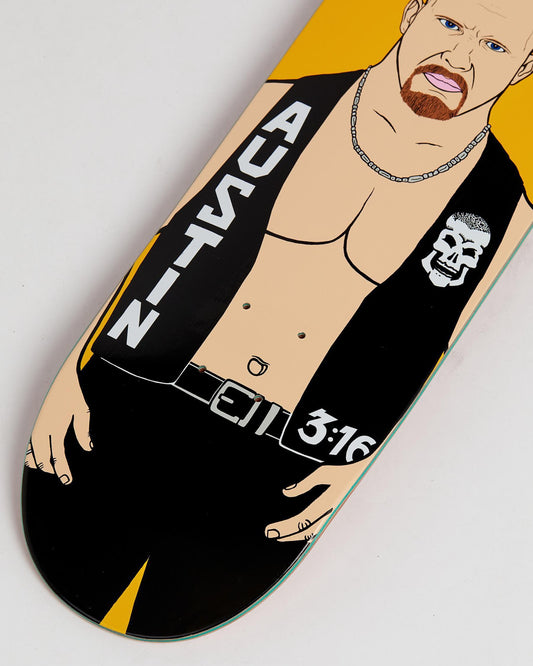 Enjoi Skateboard Deck Body Slam R7 Zack Wallin 8.25" WWE Steve Austin