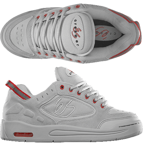 eS Shoes Creager Grey Re-issue US SIZE Skateboard Sneakers