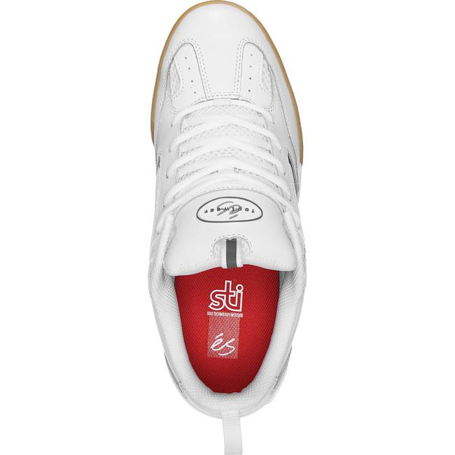 eS Shoes Quattro White Gum US SIZE Skateboard Sneakers