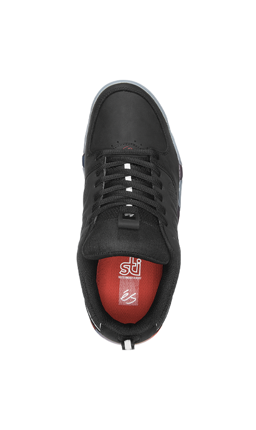 eS Shoes SILO Black Print USA SIZE Skateboard Sneakers