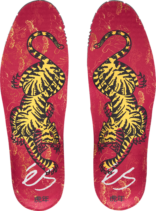 eS Shoes SILO SC Red Gold US SIZE Skateboard Sneakers (Chinese New Year)