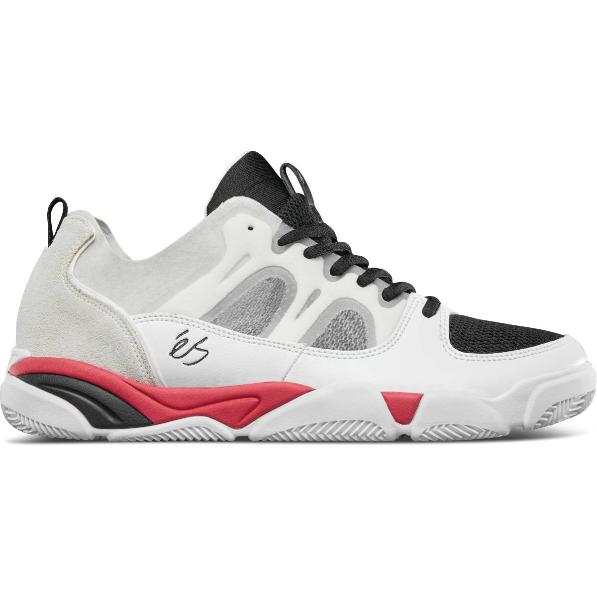 eS Shoes SILO White Black Red USA SIZE Mens Skateboard Sneakers