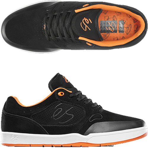 Es Shoes Swift 1 5 Tom Asta Black Orange Us Size Skateboard Sneakers