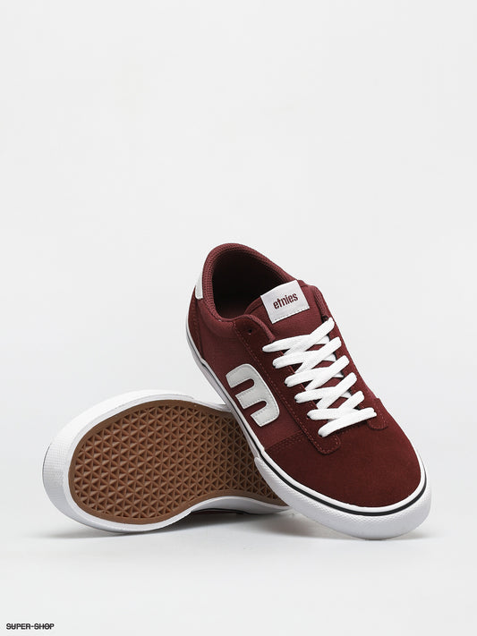Etnies Shoes Calli Vulc Burgundy White USA SIZE Skateboard Sneakers
