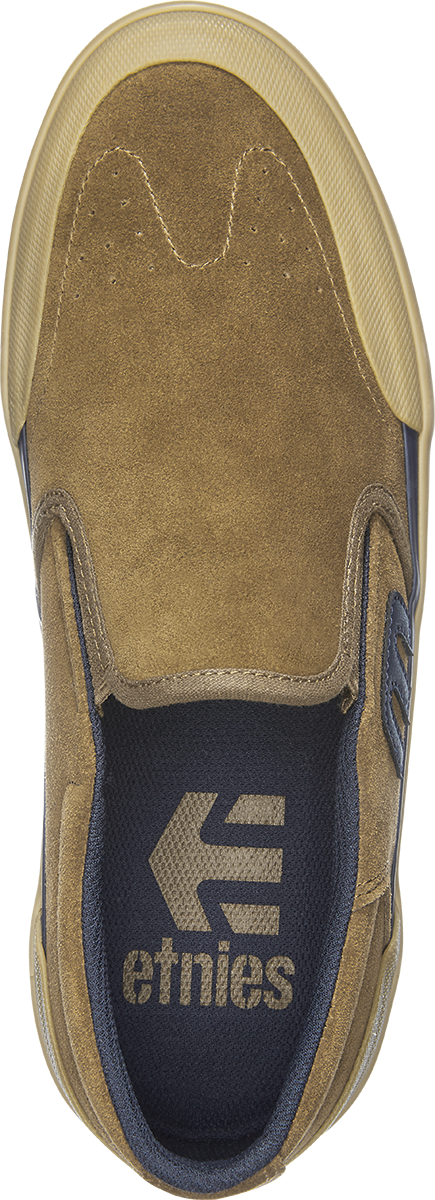 Etnies Shoes Marana Slip XLT Brown/Navy/Gum US SIZE Skateboard Sneakers