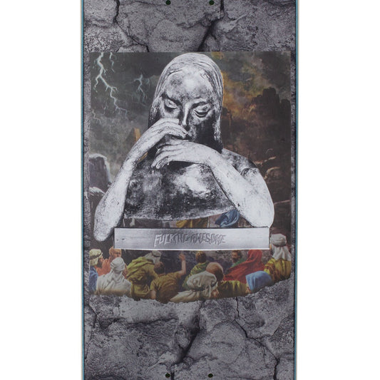 FA Skateboard Deck Saint Mary Silver Foil Gino Iannucci 8.25" Fucking Awesome