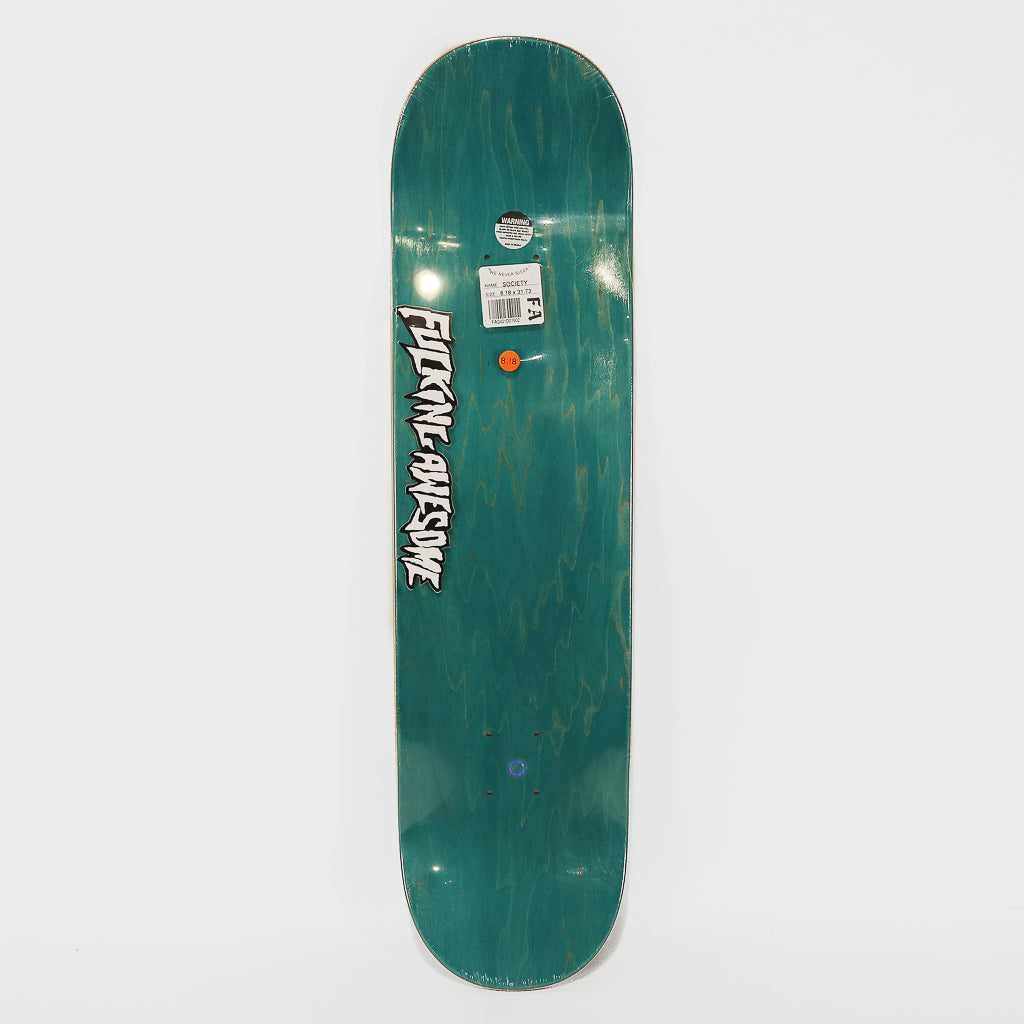 FA Skateboard Deck Society 8.18" Fucking Awesome