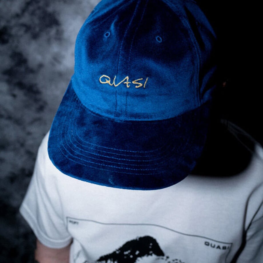 Quasi Cap 6 Panel Royce Indigo OSFM Skateboard Hat