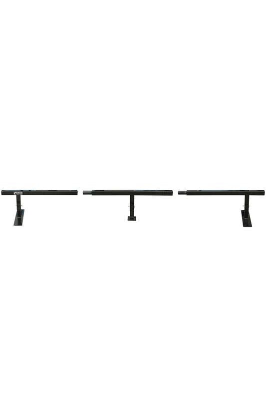 Franklin St Obstacles Packable 9ft Flat Bar Rail Black Adj Height With Carry Bag