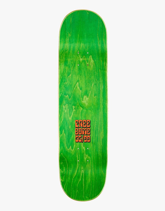 FREE DOME 66/99 Skateboard Deck Road Runner Orange 8.5"