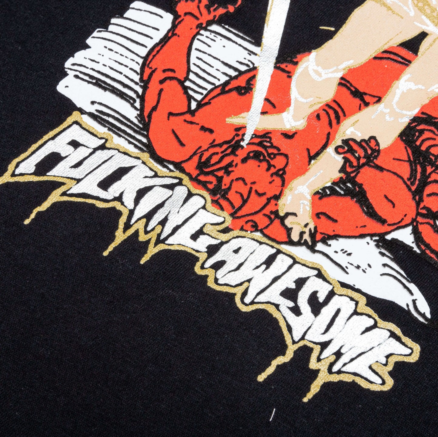 Fucking Awesome Tee Archangel Black FA Skateboard T-Shirt