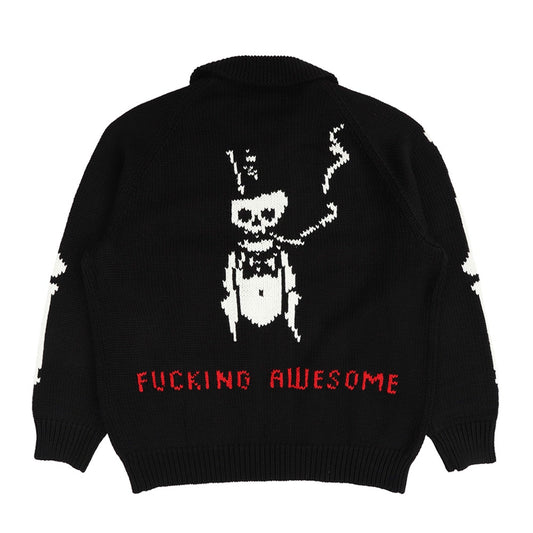 FA Skateboards Cardigan Cowichan Black FA Skateboard Jacket