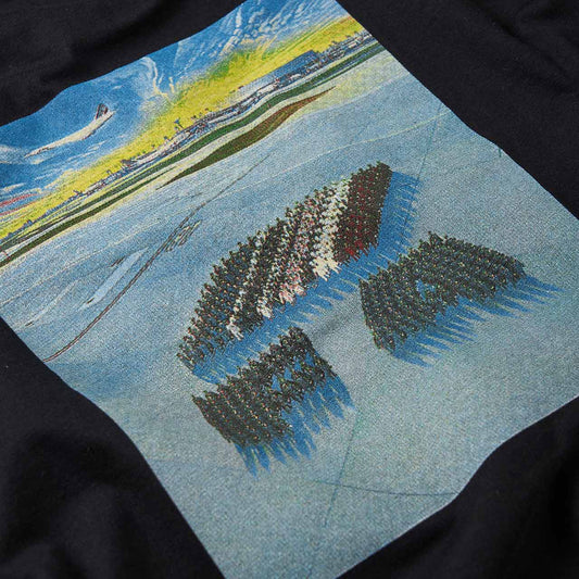 Fucking Awesome Tee Airlines Black FA Skateboard T-Shirt