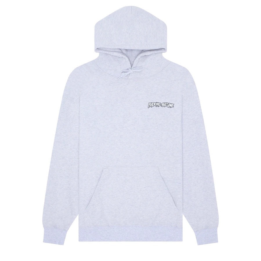Fucking Awesome Hood Faces Heather Grey FA Skateboard Pullover Hoodie